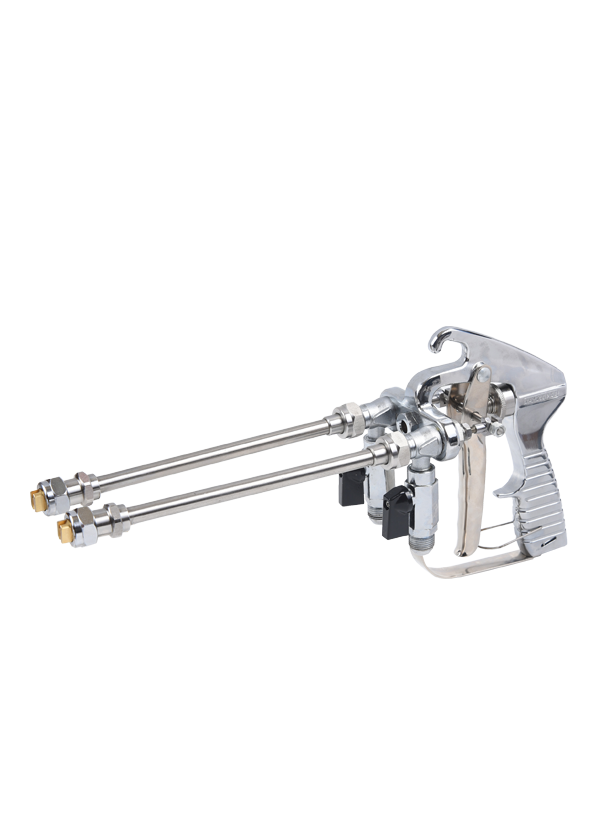 Pistola de pulverização de mistura externa de dois componentes-DT004